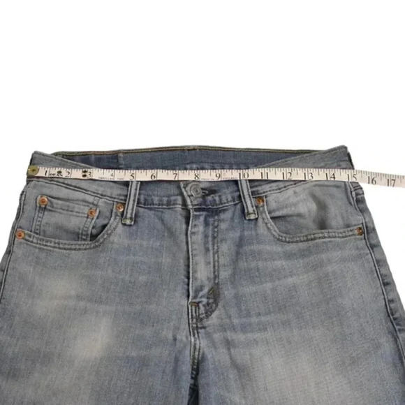 Levi's Men's 511 Slim Fit Light Wash Jeans  Distressed Ripped Knee 30x30 - Picture 10 of 13